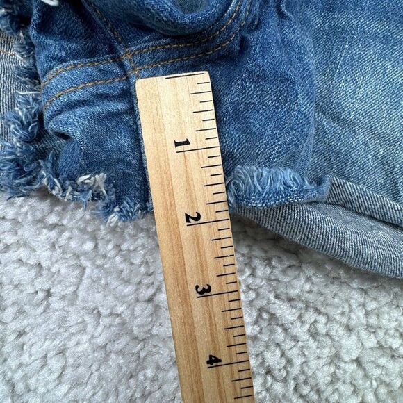 Levi's 501 Distress Cut Off Shorts California Tide Womens 27 - Picture 12 of 13